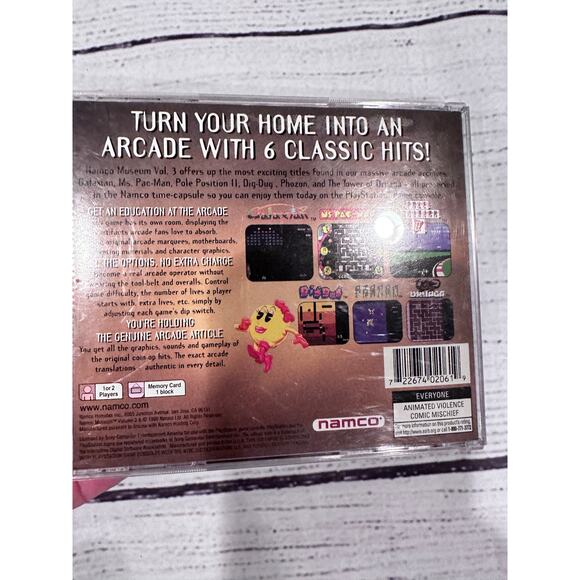 PS1 Namco Museum Vol 3 - Picture 3 of 3